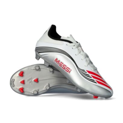 Chaussures de football adidas F50 Messi League FG Gris pour enfant