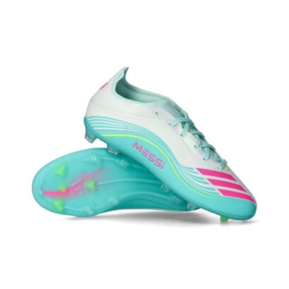 Chaussures de football adidas F50 Messi Elite FG Turquoise pour enfant