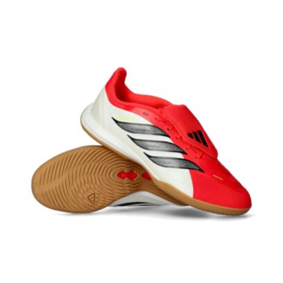 Chaussures de futsal adidas Predator FT Rouge pour enfant