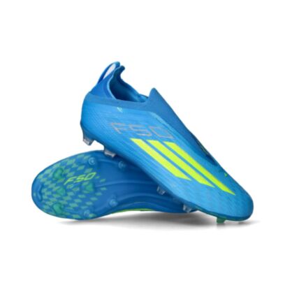 Chaussures de football adidas F50 Messi Elite FG Bleu pour enfant