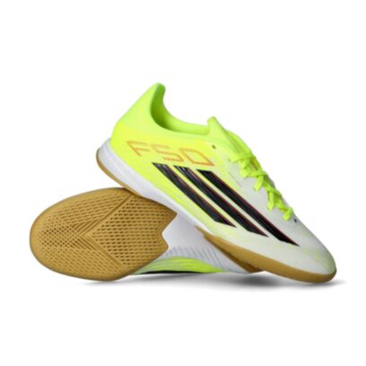 Chaussures de futsal adidas F50 Jaune & Blanc