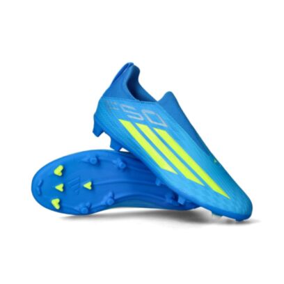 Chaussures de football adidas F50 League FG Bleu pour enfant