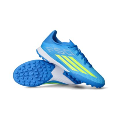 Chaussures de football adidas F50 League TF Bleu pour enfant