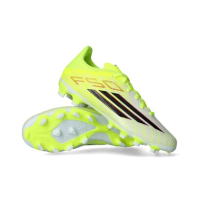 Chaussures de football adidas F50 League FG/MG Jaune pour enfant
