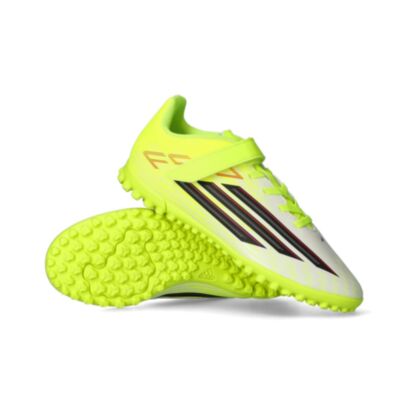Chaussures de football adidas F50 Club TF Jaune pour enfant