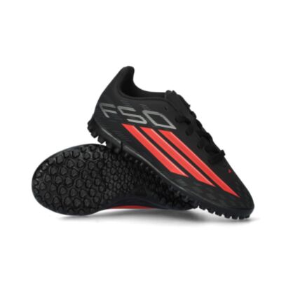 Chaussures de football adidas F50 Club TF Noir pour enfant