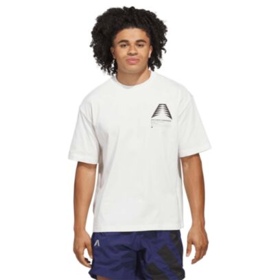 T-shirt adidas Anthony Edwards Blanc pour homme
