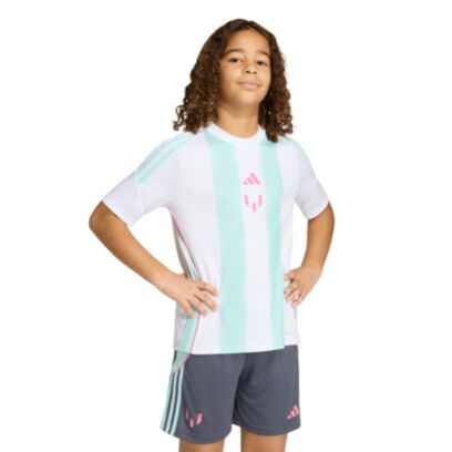 T-shirt adidas Lionel Messi Bleu & Blanc pour enfant