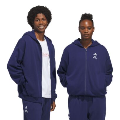 Sweat-shirt adidas Anthony Edwards Bleu Foncé