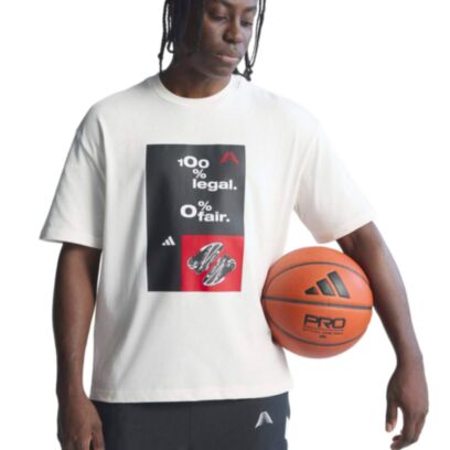 T-shirt adidas Anthony Edwards Blanc pour homme