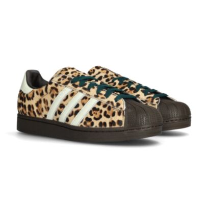 Femme Superstar 2 - Brown-Ivory-Gold Metallic
