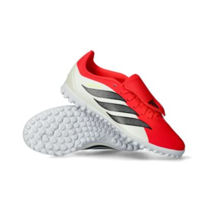 Chaussures de football adidas Predator FT Club TF Rouge pour enfant