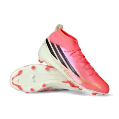 Chaussures de football adidas F50 Hyperfast League FG Rouge pour enfant