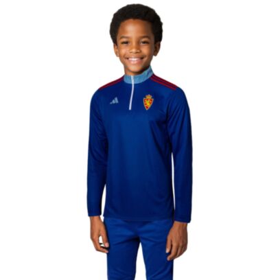 Sweat-shirt adidas Real Zaragoza Bleu pour enfant