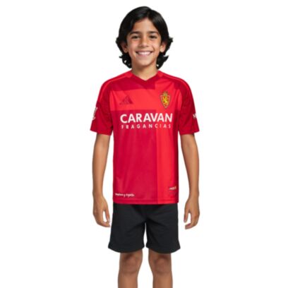 T-shirt adidas Real Zaragoza Bordeaux & Rouge pour enfant