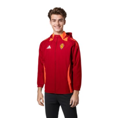 Imperméable adidas Real Zaragoza Rouge