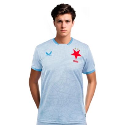 Maillot Castore Slavia Praga Blanc