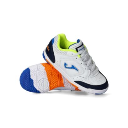 Chaussures de futsal Joma Top Flex Blanc pour enfant