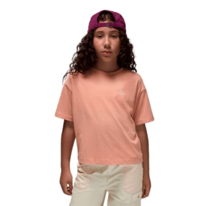 T-shirt Jordan Brooklyn Essentials Rose pour enfant