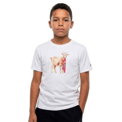 T-shirt Jordan Flight Blanc pour enfant