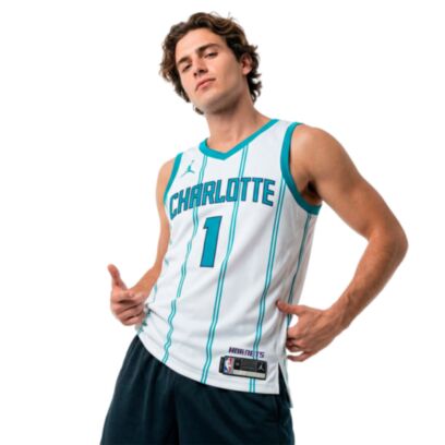 Maillot Jordan Charlotte Hornets Blanc