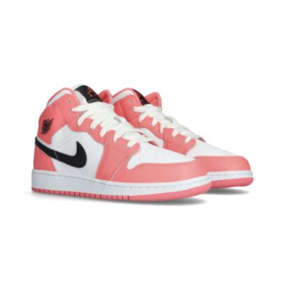Chaussures Jordan Air Jordan 1 Mid Rose pour enfant