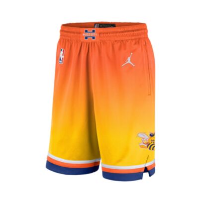 Short Jordan Charlotte Hornets Jaune pour enfant
