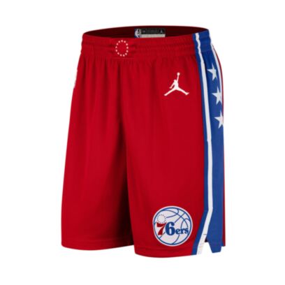 Short Jordan Philadelphia 76Ers Rouge pour enfant