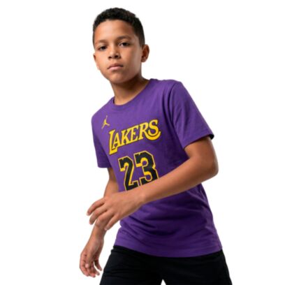 T-shirt Jordan Los Angeles Lakers Violet pour enfant