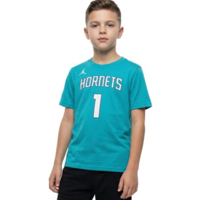 T-shirt Jordan Charlotte Hornets Bleu pour enfant