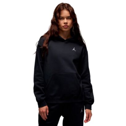 Femme Brooklyn Fleece Pullover - Black-White