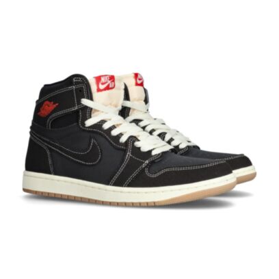 Air Jordan 1 Retro High Og Flight Club - Black-Univ Red-Sail-Gum Med Brown