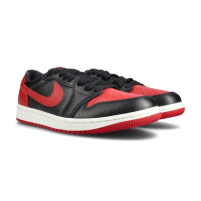 Air Jordan 1 Retro Low OG - Black-Black-Varsity Red-Summit White