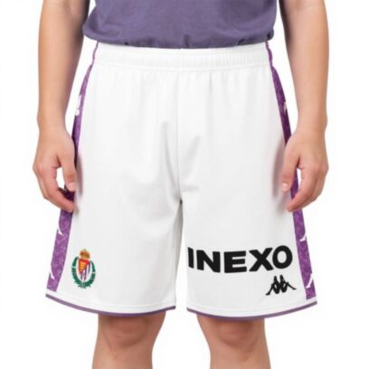 Short Kappa Real Valladolid Blanc pour enfant