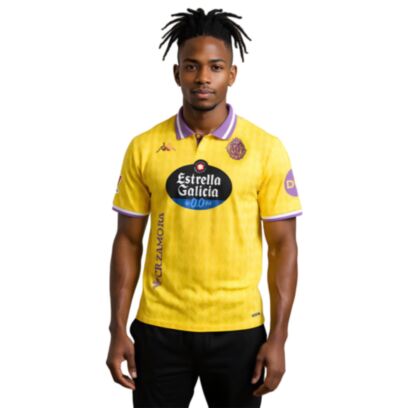 Camiseta Kappa Real Valladolid Amarillo para unisex