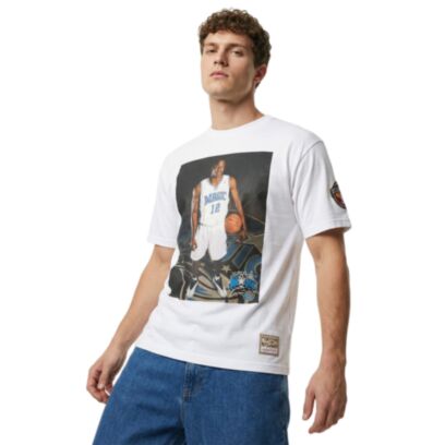 T-shirt Mitchell & Ness Orlando Magic Blanc
