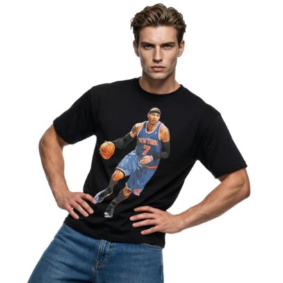 T-shirt Mitchell & Ness New York Knicks Noir