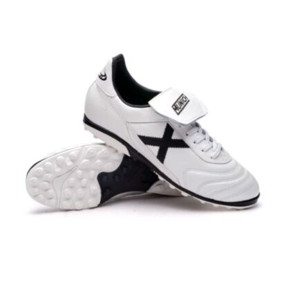 Chaussures de football Munich Mundial - TF Blanc