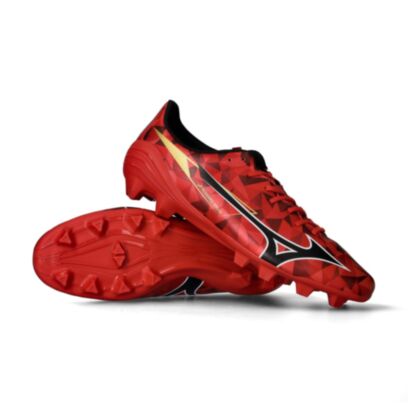 Chaussures de football Mizuno Alpha II Select FG Rouge