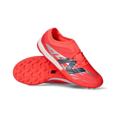 Chaussures de football New Balance Furon V8 Team TF Rouge pour enfant
