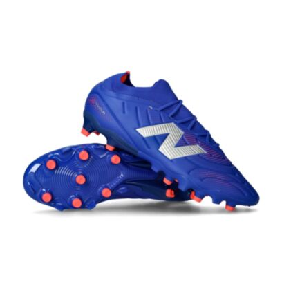 Chaussures de football New Balance Tekela V5 Team FG Bleu Foncé