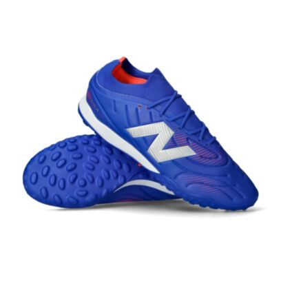 Chaussures de football New Balance Tekela V5 Team TF Bleu Foncé