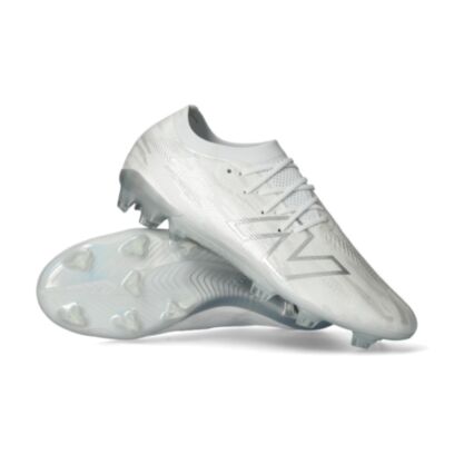 Chaussures de football New Balance Furon V8 Elite FG Blanc