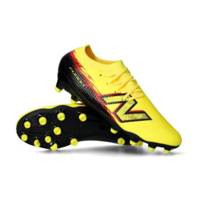 Chaussures de football New Balance Furon V8 Team FG/MG Jaune pour femme
