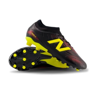 Chaussures de football New Balance Tekela V5 Team FG Noir pour enfant