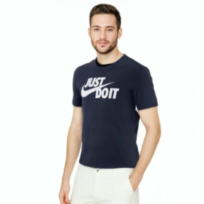 T-shirt Nike Just Do It Bleu Marine pour homme