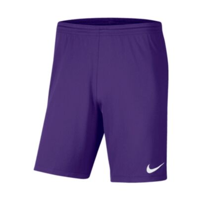 Short Nike Park III Violet pour Homme