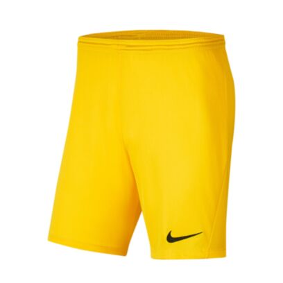 Short Nike Park III Jaune pour Homme
