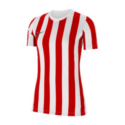 Femme Striped Division IV m/c - White-University Red-Black