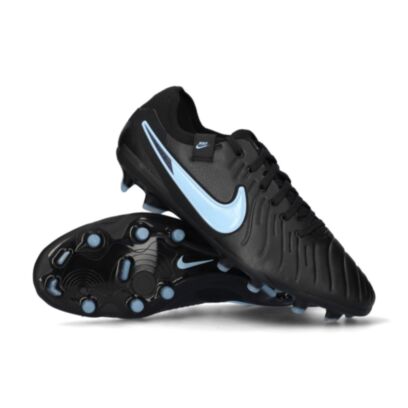 Chaussures de football Nike Tiempo Legend 10 Pro FG Noir